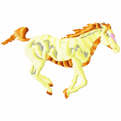 Horses Embroidery Design 12